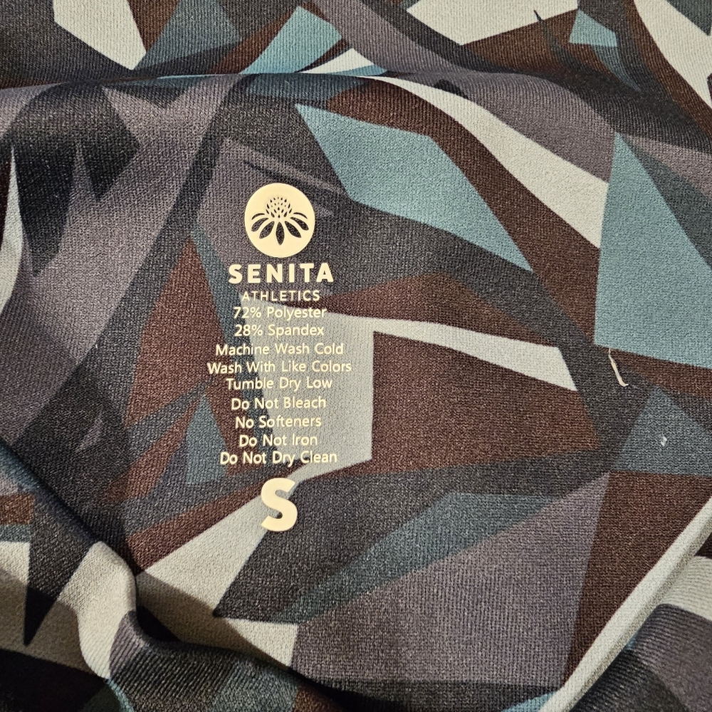 Senita Luxe Pace Leggings Kaleidoscope Blue - Picture 9 of 15